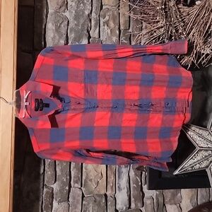 J.Crew "Boy" Style Plaid Button Up sz 4P